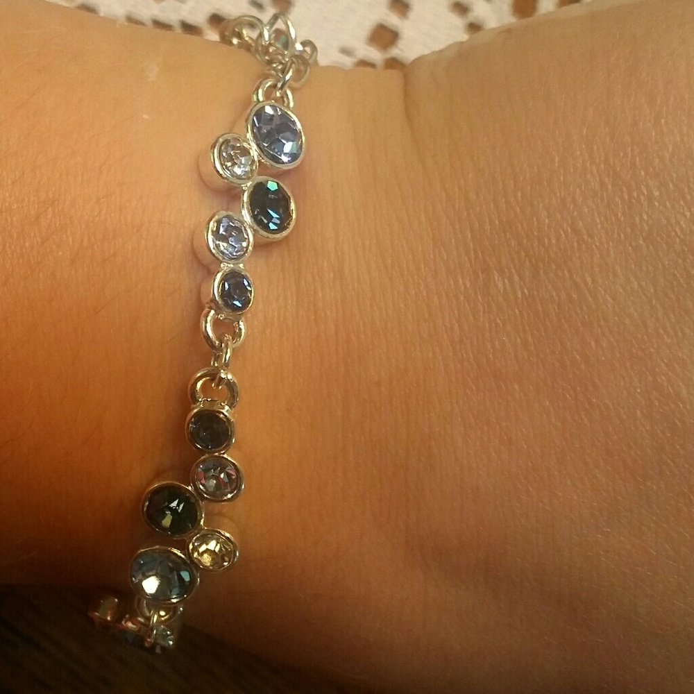 Silver adjustable bracelet